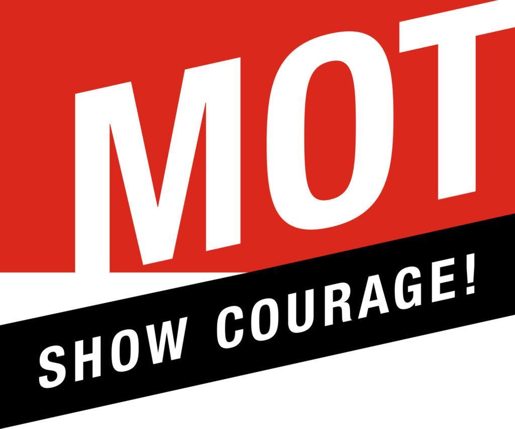MOT logo - show courage