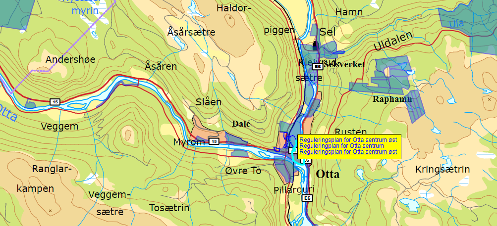 Kart Sel Kommune