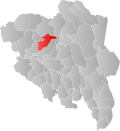 Kart over Sel kommune i Innlandet fylke